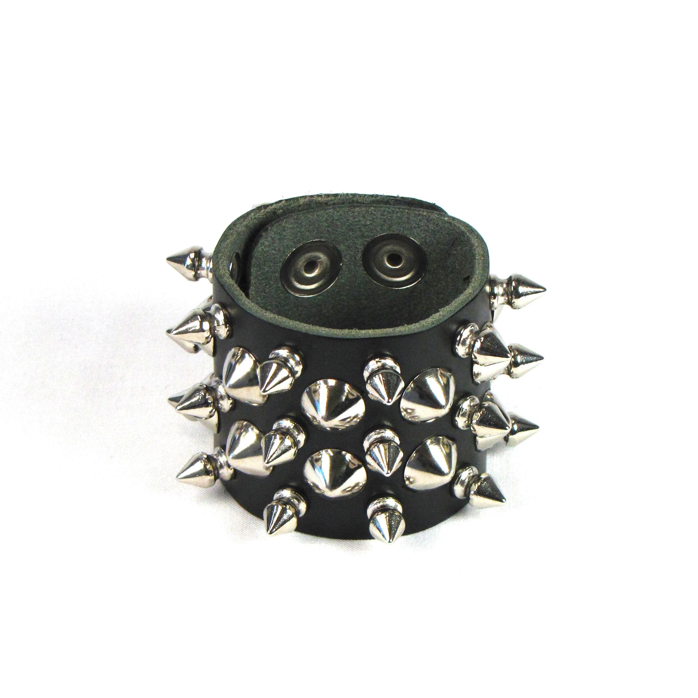 CSP-4 Wristband w/ Cone Studs & Spikes