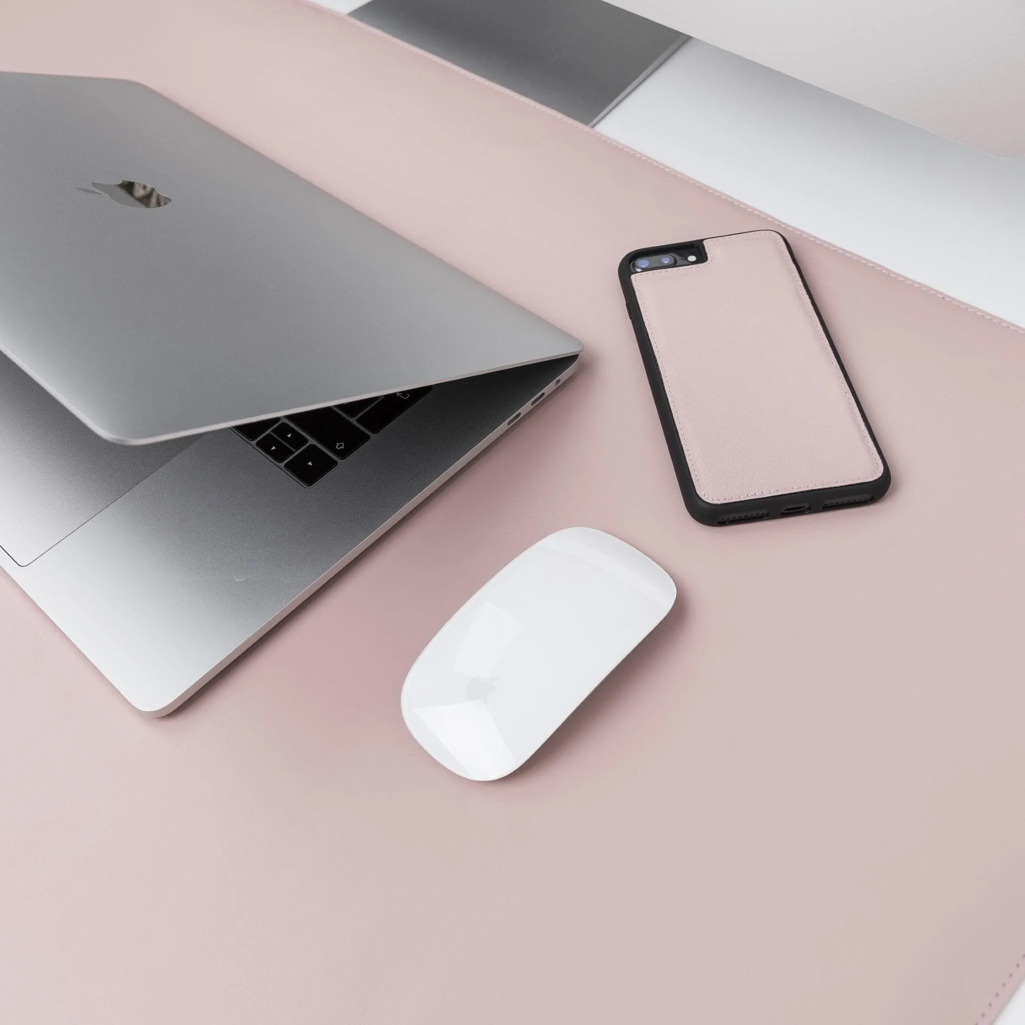 Customizable Full Grain Leather Desk Mat