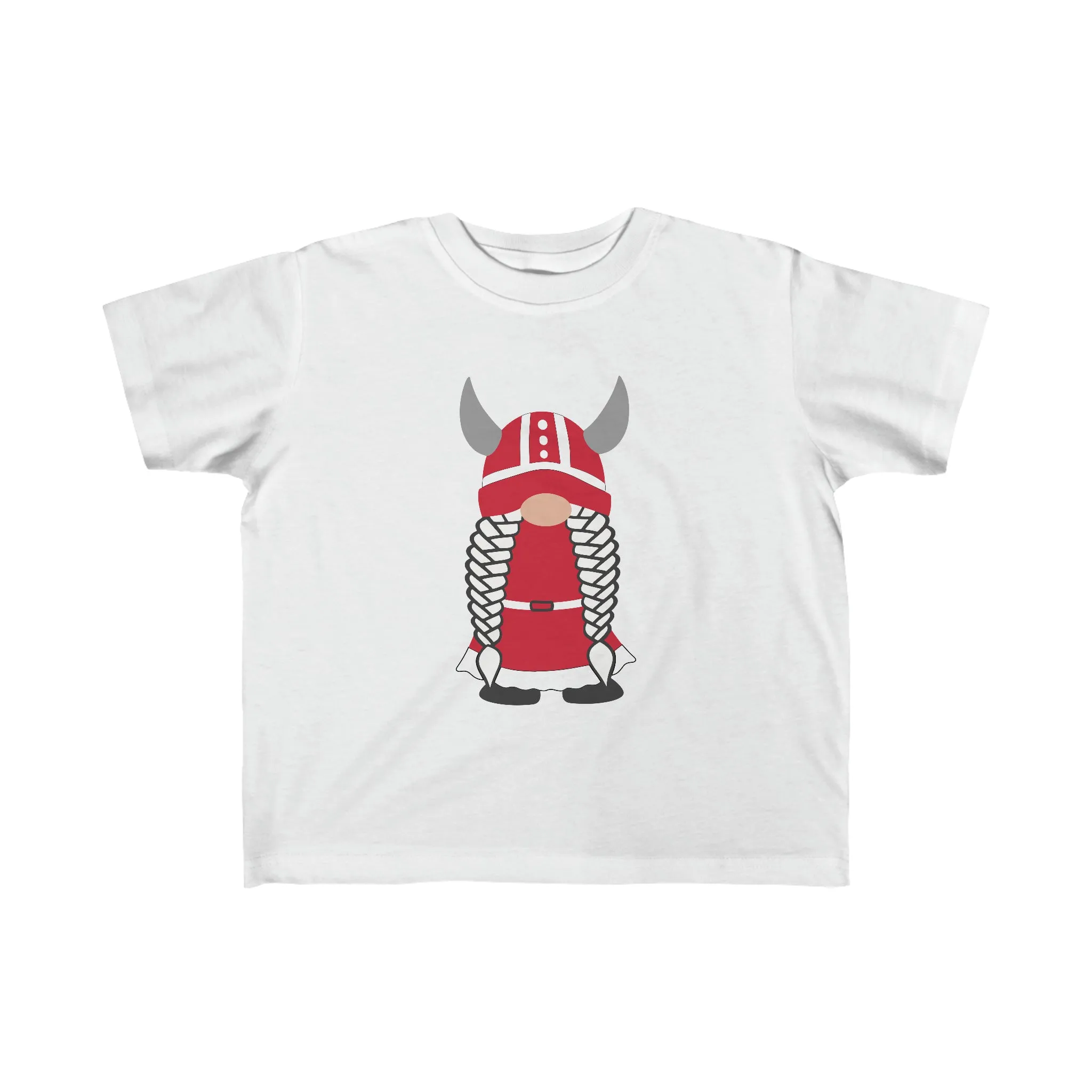 Danish Viking Girl Gnome Toddler Tee