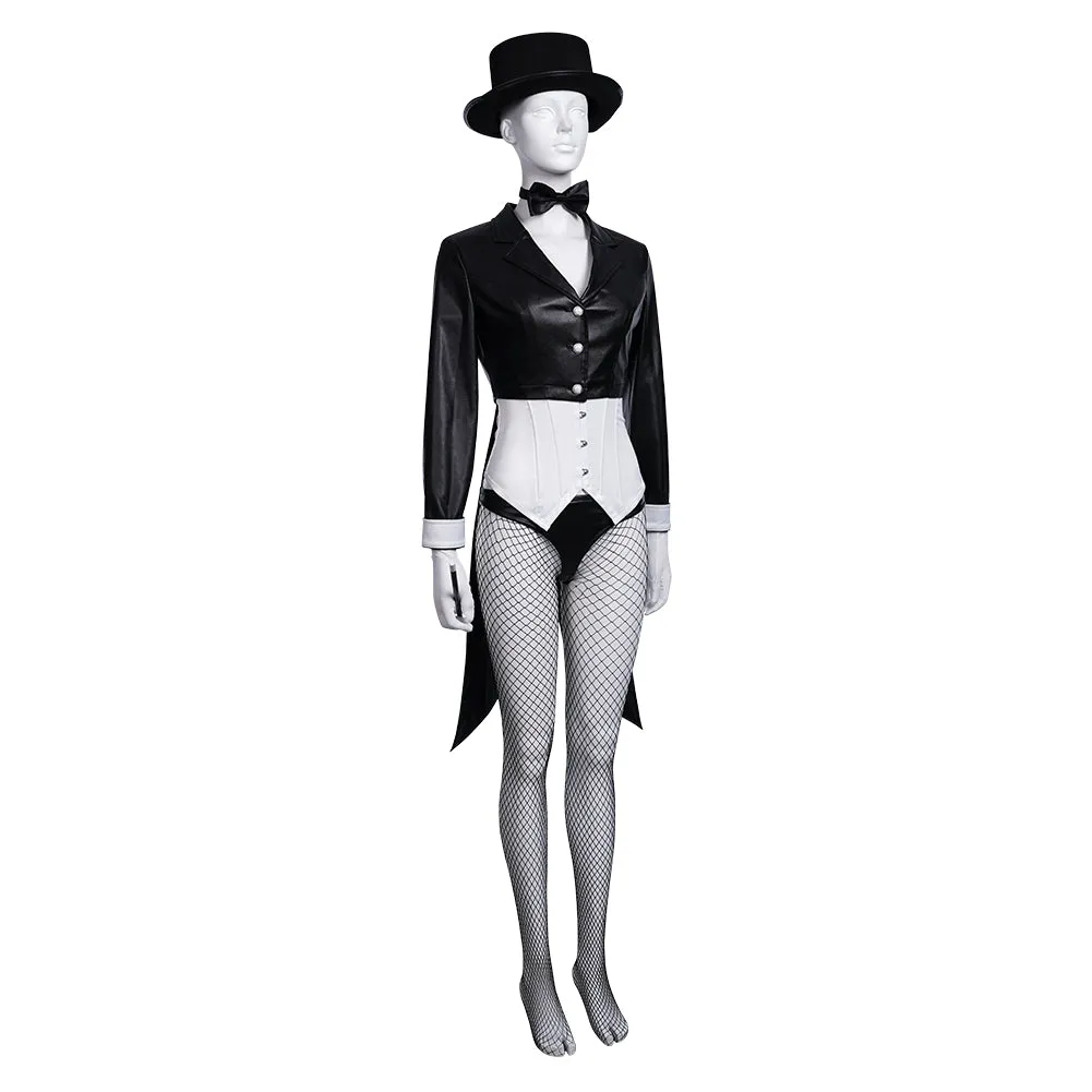 DC Comics Superheroes Halloween Carnival Suit The Magician Zatanna Zatara Cosplay Costume Outfits