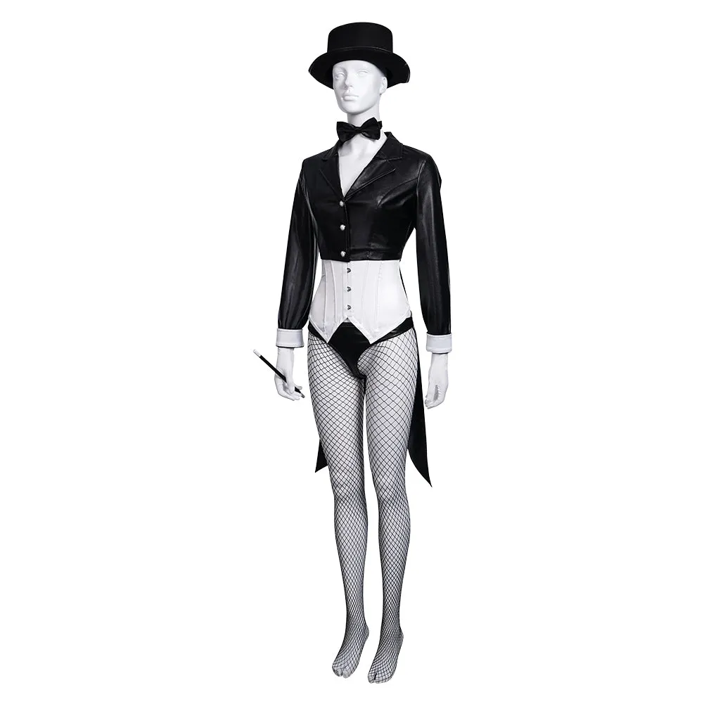 DC Comics Superheroes Halloween Carnival Suit The Magician Zatanna Zatara Cosplay Costume Outfits