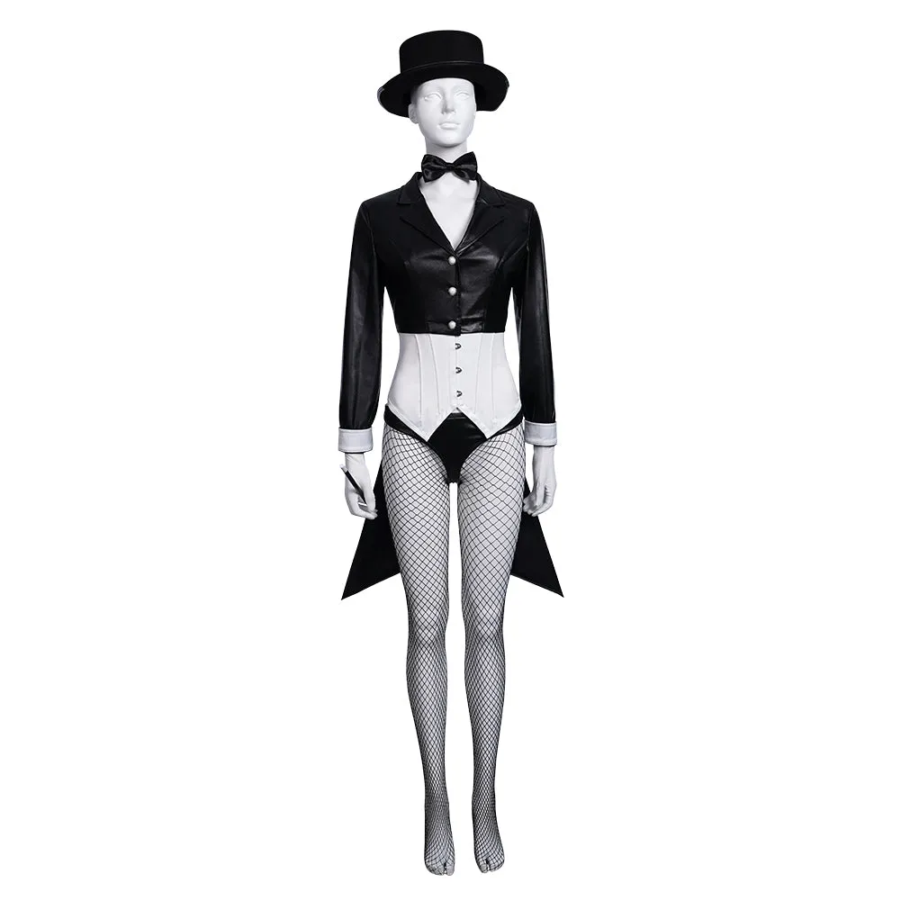 DC Comics Superheroes Halloween Carnival Suit The Magician Zatanna Zatara Cosplay Costume Outfits