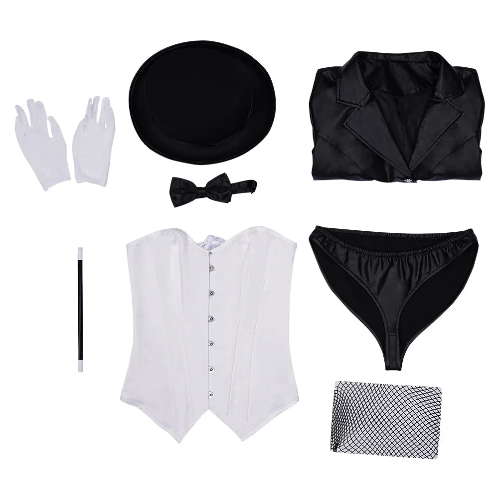 DC Comics Superheroes Halloween Carnival Suit The Magician Zatanna Zatara Cosplay Costume Outfits