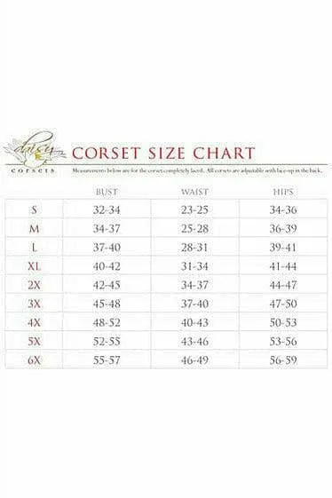 Deluxe Faux Leather Steel Boned Underbust Corset