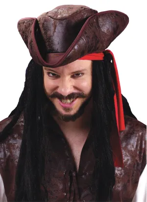 Deluxe Tricorn Pirate Hat