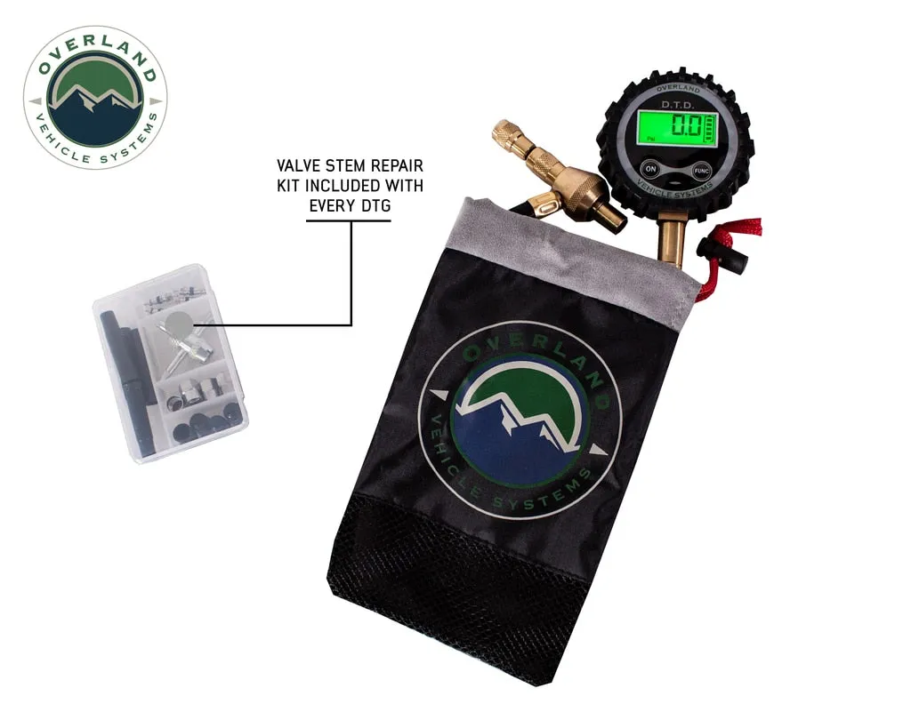 Digital Tire Tire Deflator with Valve Kit & Storage Bag Universal Overland Vehicle Systems