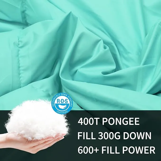Down Camping Blanket,600 Fill Power，Foldable Into a Pillow,Light，It is The Best Choice for Outdoor Activities, Picnics, Beaches, and Travel.