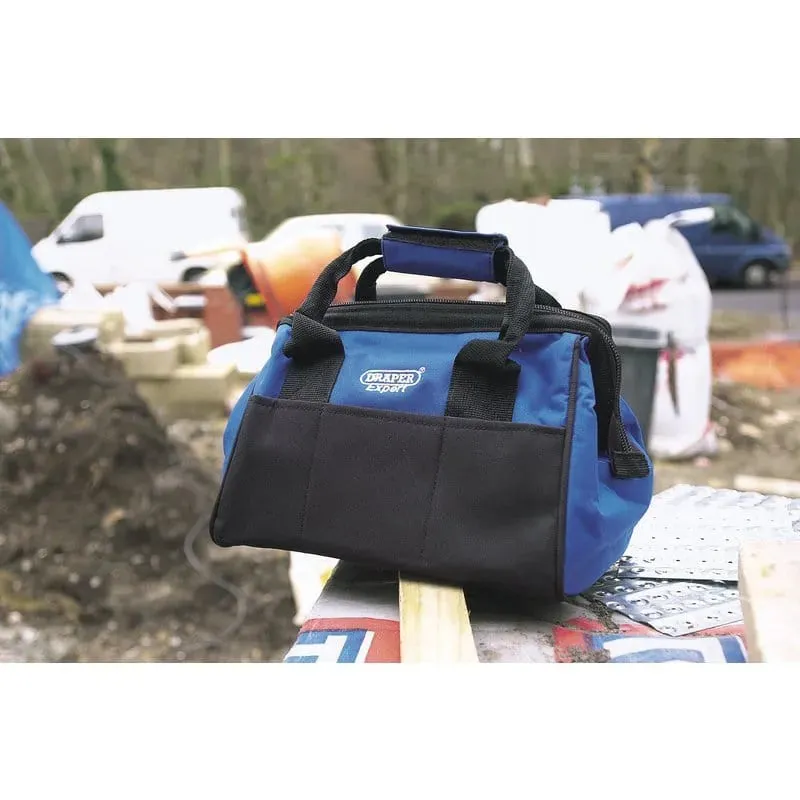 Draper 87358 Tool Bag 320mm Dr-87358 Heavy Duty Reinforced Tool Storage Bag Zip Up Holdall