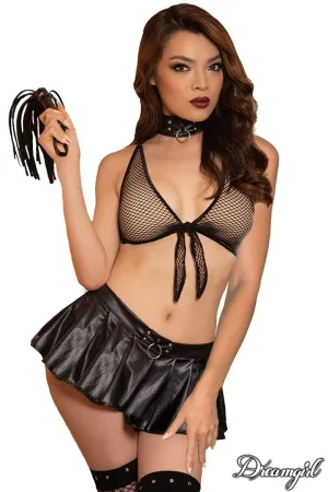 Dreamgirl Goth Schoolgirl, 4PC