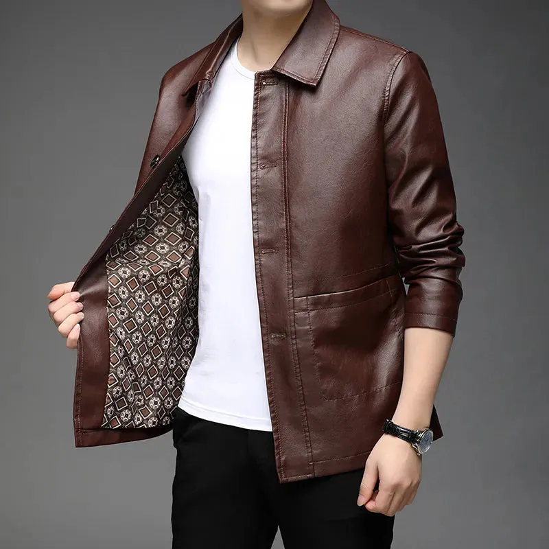 Dylan - Men's Faux Leather Jacket