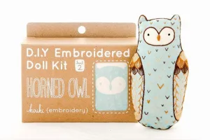 Embroidery Kit - Horned Owl
