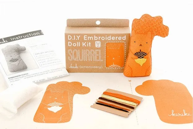Embroidery Kit - Squirrel
