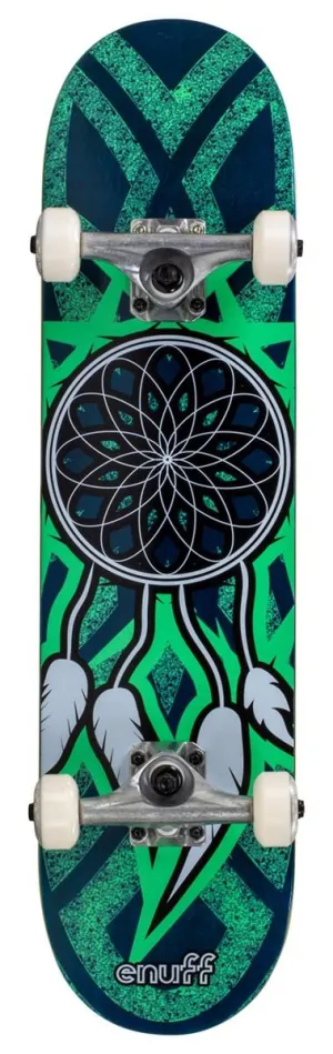 Enuff Dreamcatcher Blue/Teal Mini/Junior Complete Skateboard - 7.25"