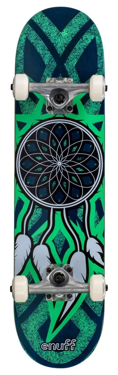 Enuff Dreamcatcher Blue/Teal Mini/Junior Complete Skateboard - 7.25"