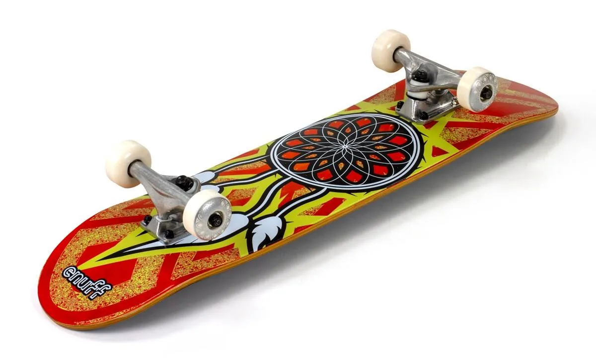 Enuff Dreamcatcher Orange/Yellow Complete Skateboard - 7.75"