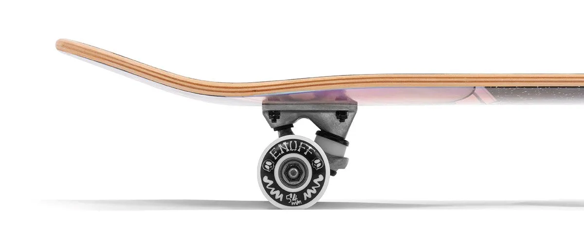 Enuff Skully Hologram Mini Complete Skateboard - Black