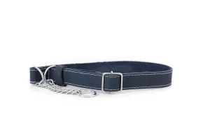 Euro-Dog Collar Martingale - Navy