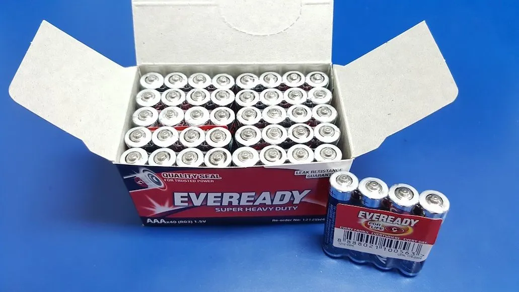 Eveready AAA Super Heavy Duty Batteries