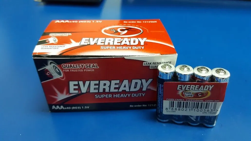 Eveready AAA Super Heavy Duty Batteries
