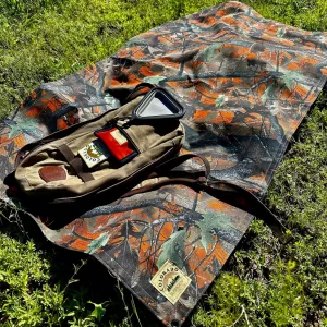 Extra Large Oak Brush Blaze Cordura 600D Nylon Bushcraft Ground Cloth