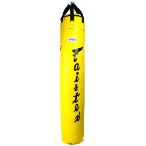 Fairtex HB6 6ft Muaythai Banana Bag Yellow (FILLED)
