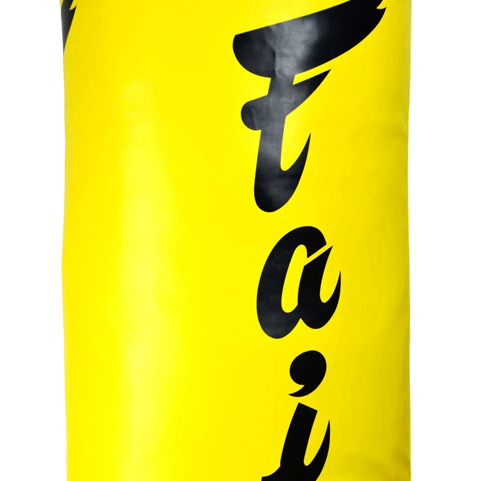Fairtex HB6 6ft Muaythai Banana Bag Yellow (FILLED)
