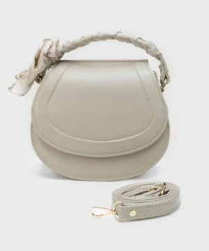 Faux Leather Crossbody Bag