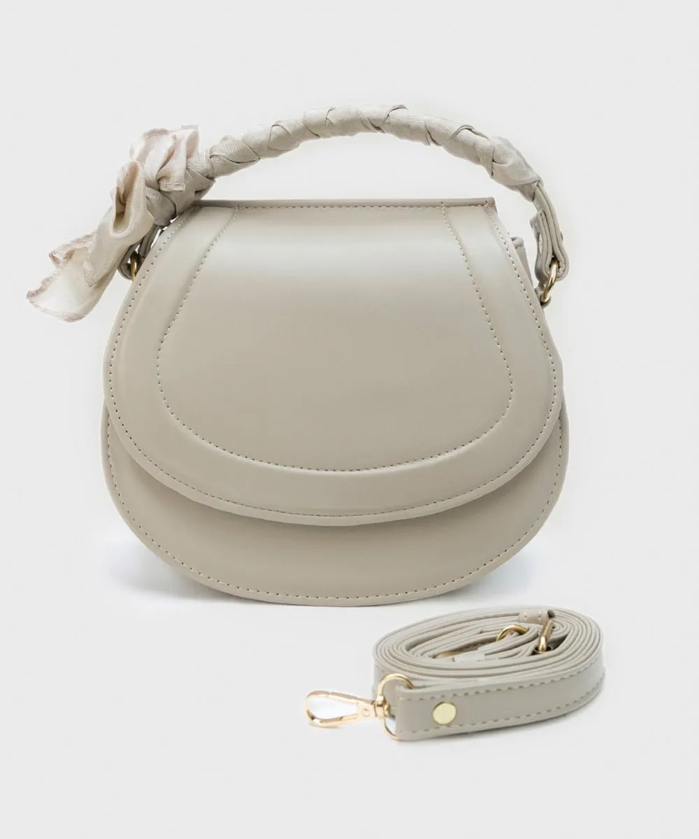 Faux Leather Crossbody Bag