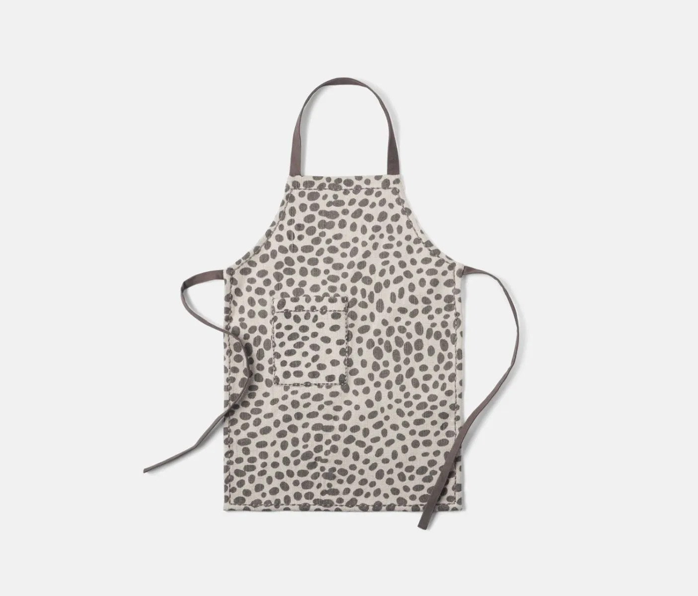 Felix Light Gray Dalmatian Print