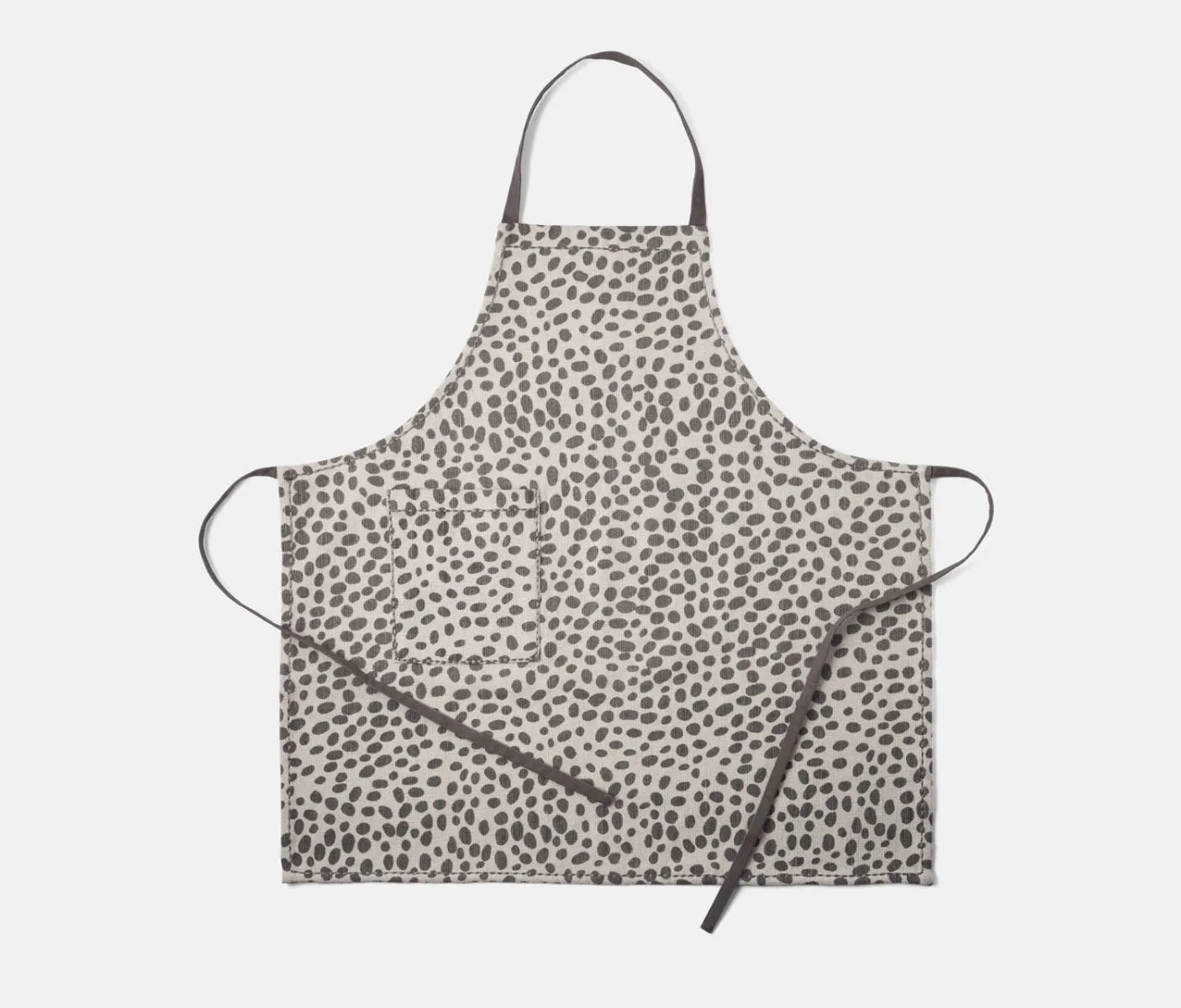 Felix Light Gray Dalmatian Print