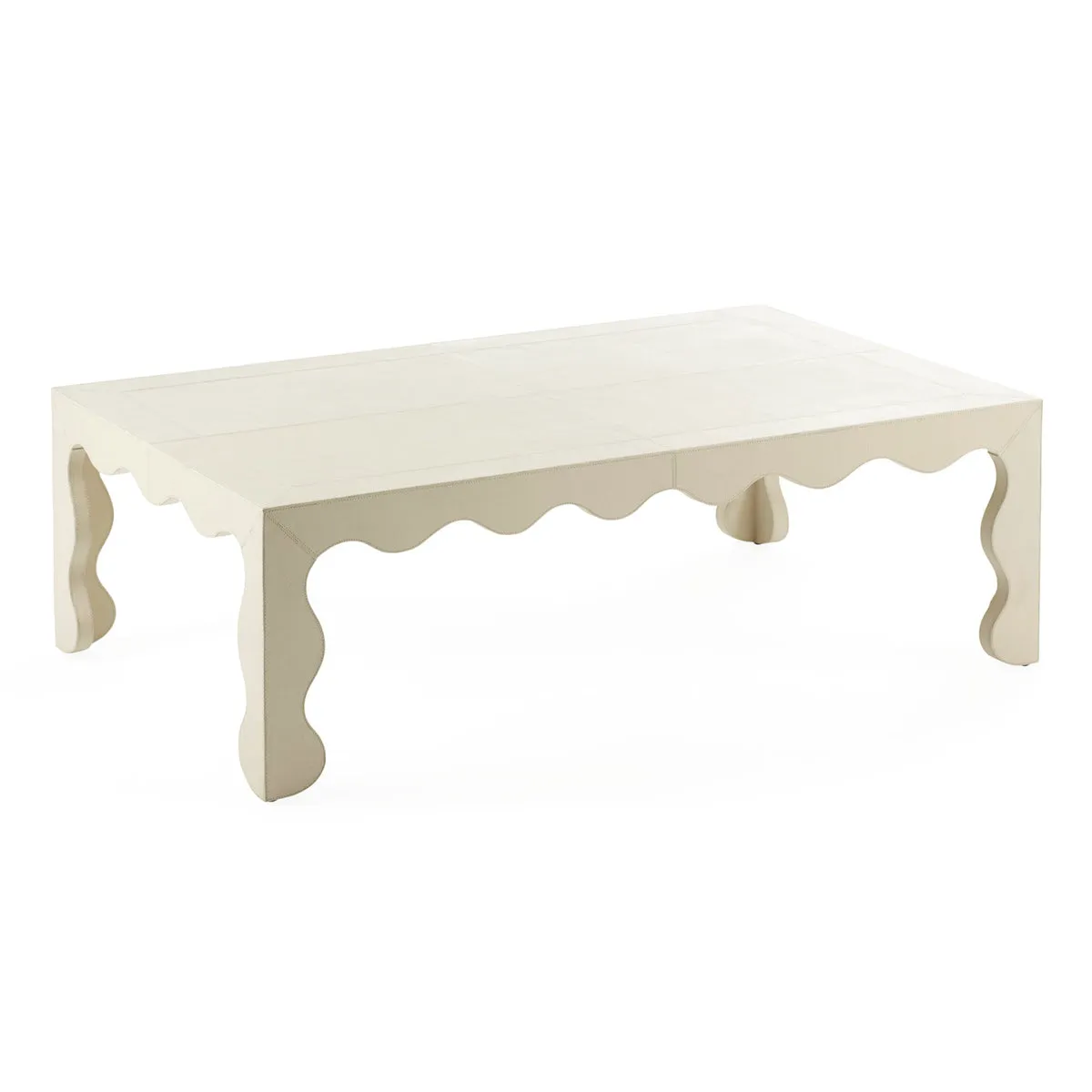 Flow Leather Cocktail Table
