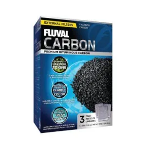 Fluval Carbon, 3 x 100 g (3.5 oz)