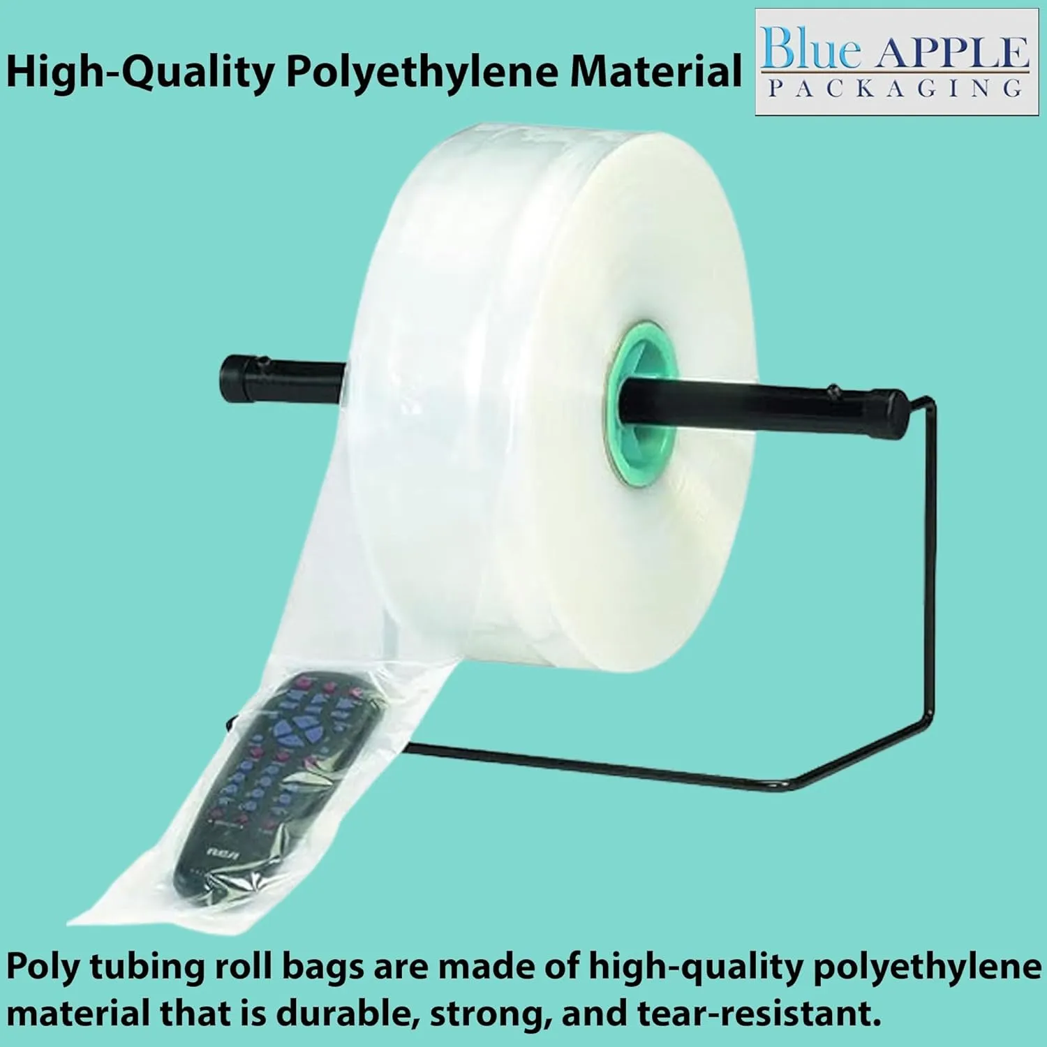 Food Grade Poly Tubing Roll Bags 2Mil 42x2150ft- Impulse Heat Sealer