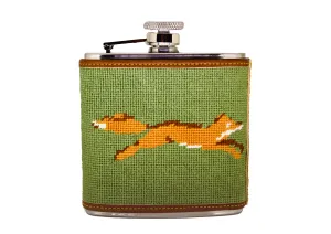 FOX NEEDLEPOINT FLASK™