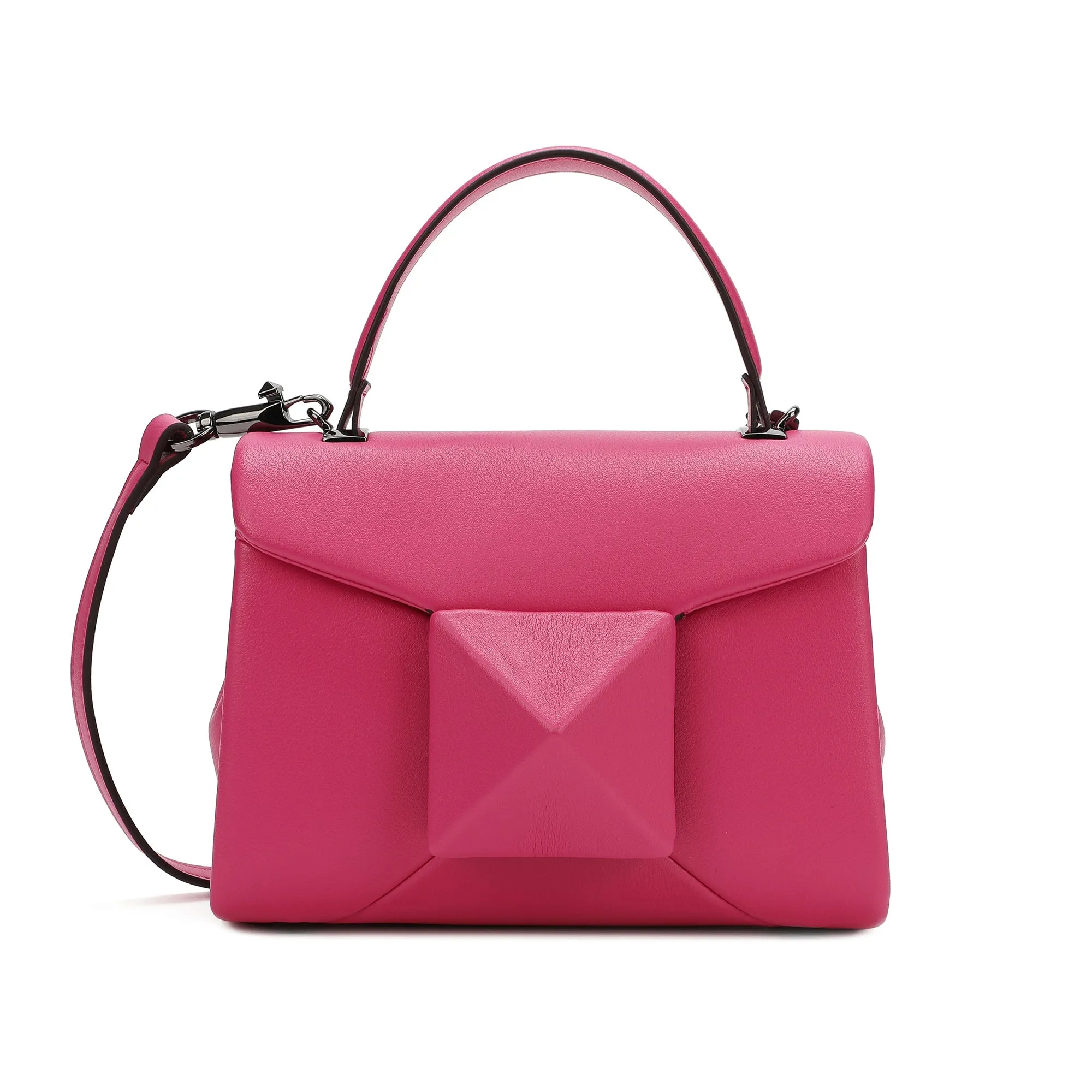Full-Grain Soft Leather Top-Handle