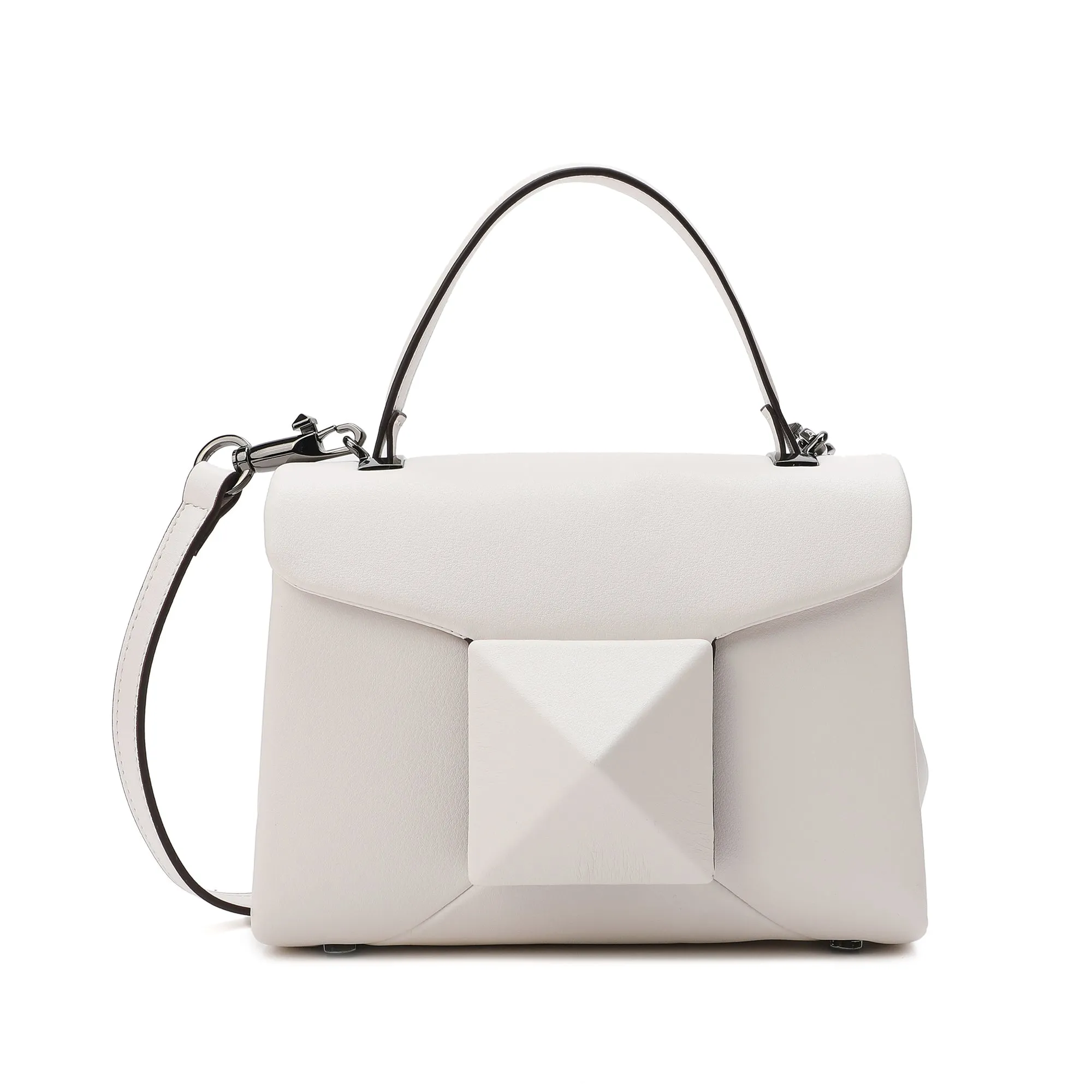 Full-Grain Soft Leather Top-Handle