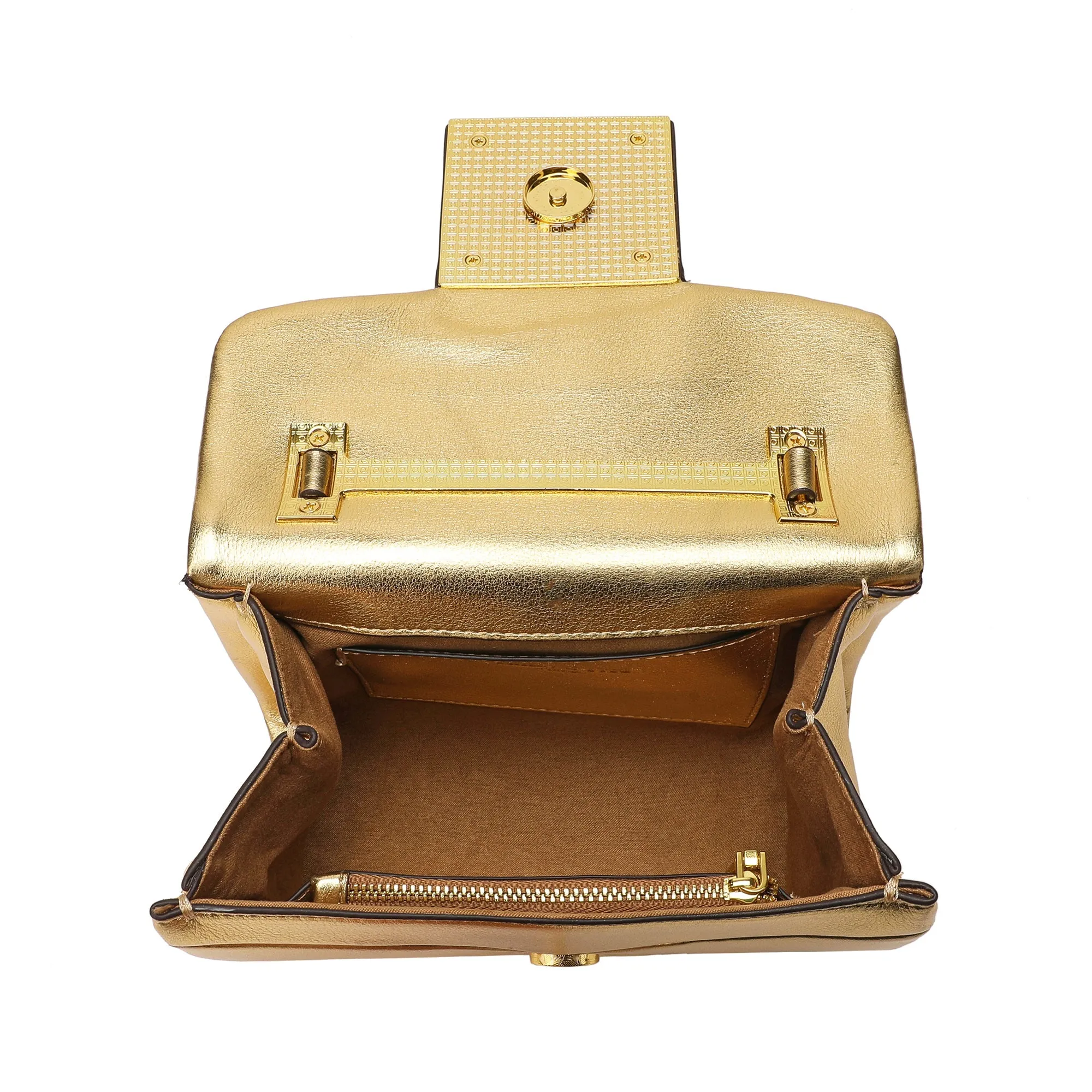 Full-Grain Soft Leather Top-Handle