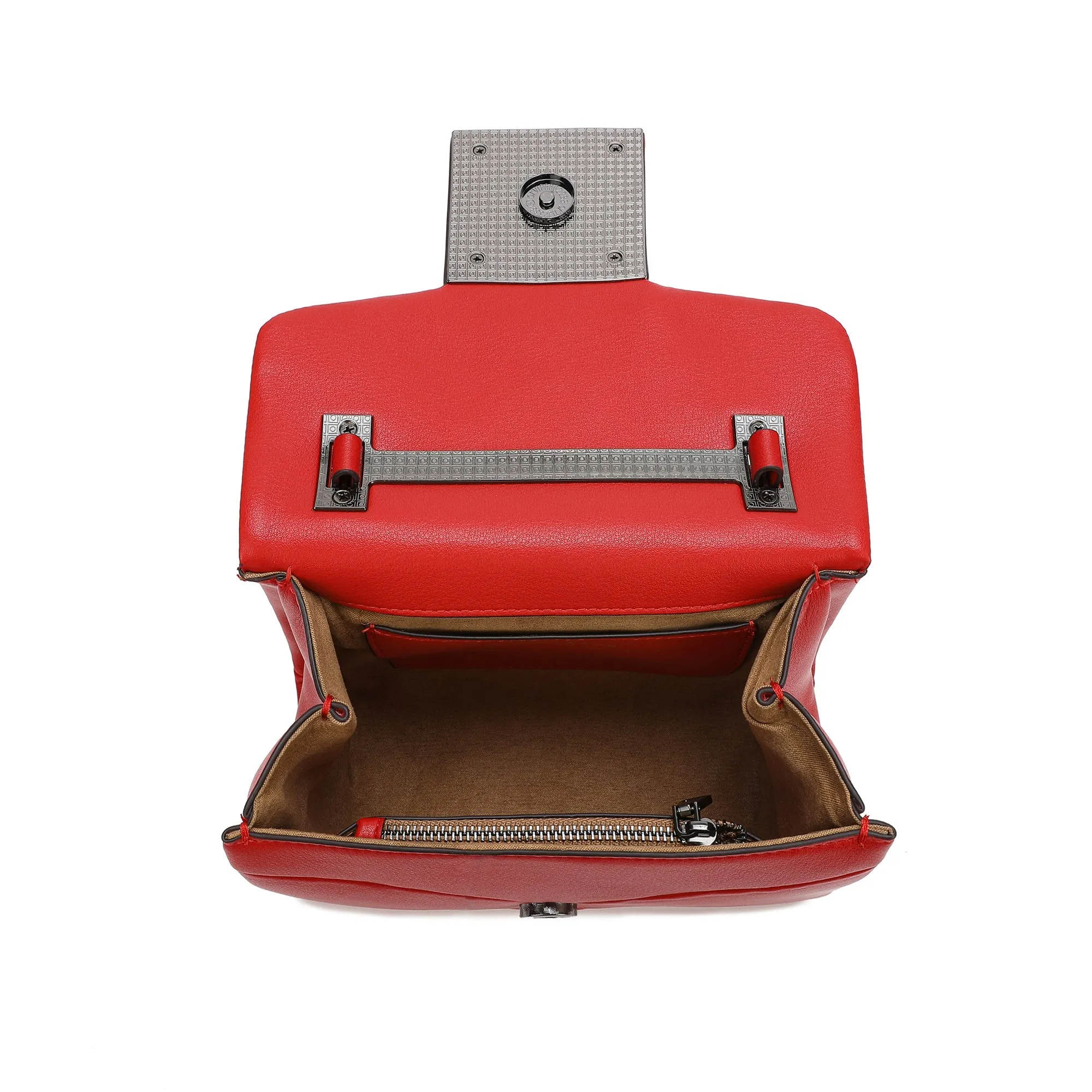 Full-Grain Soft Leather Top-Handle