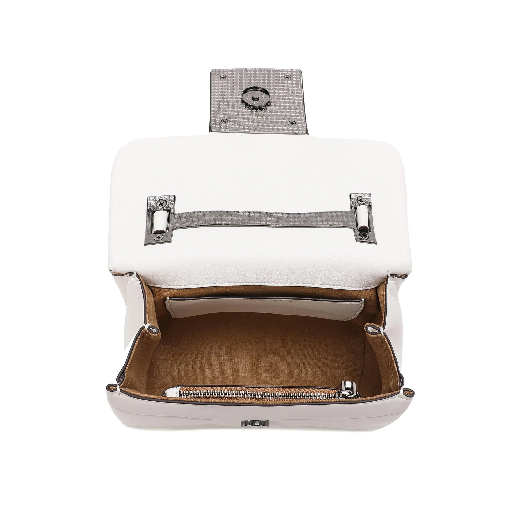 Full-Grain Soft Leather Top-Handle