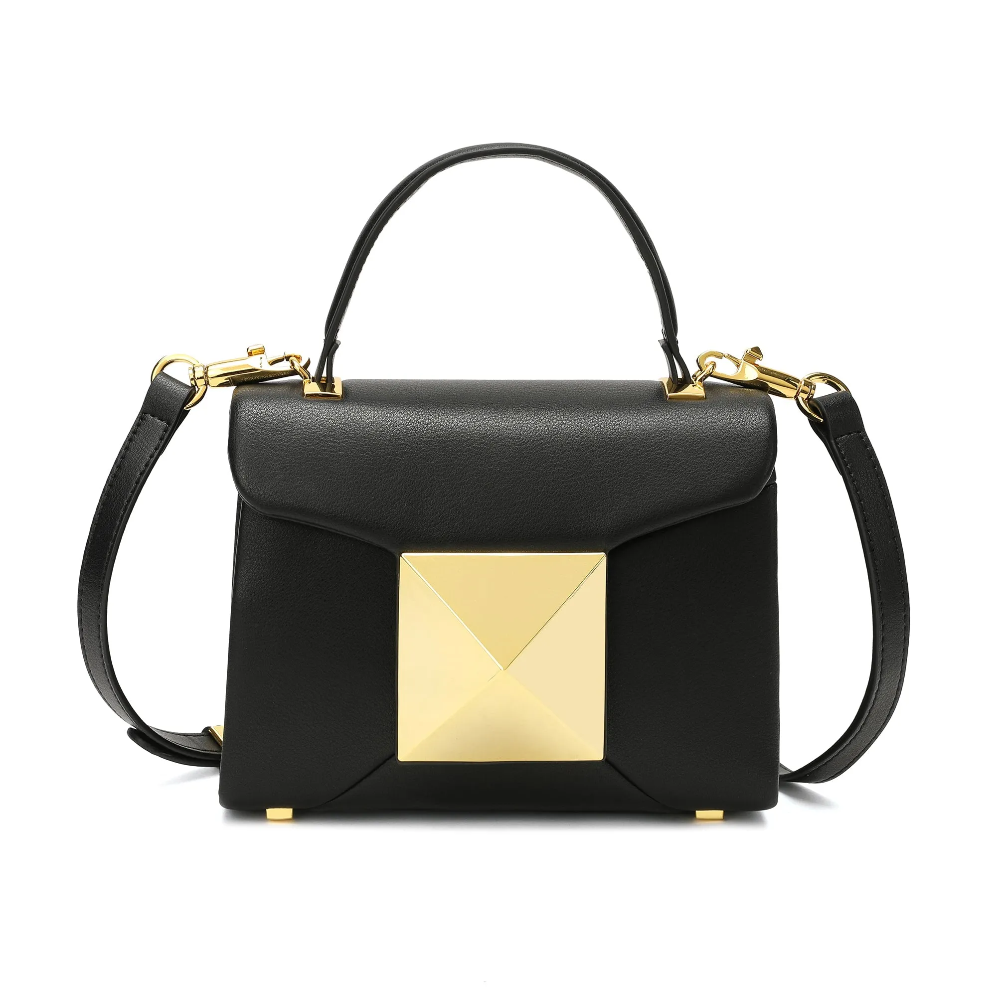 Full-Grain Soft Leather Top-Handle