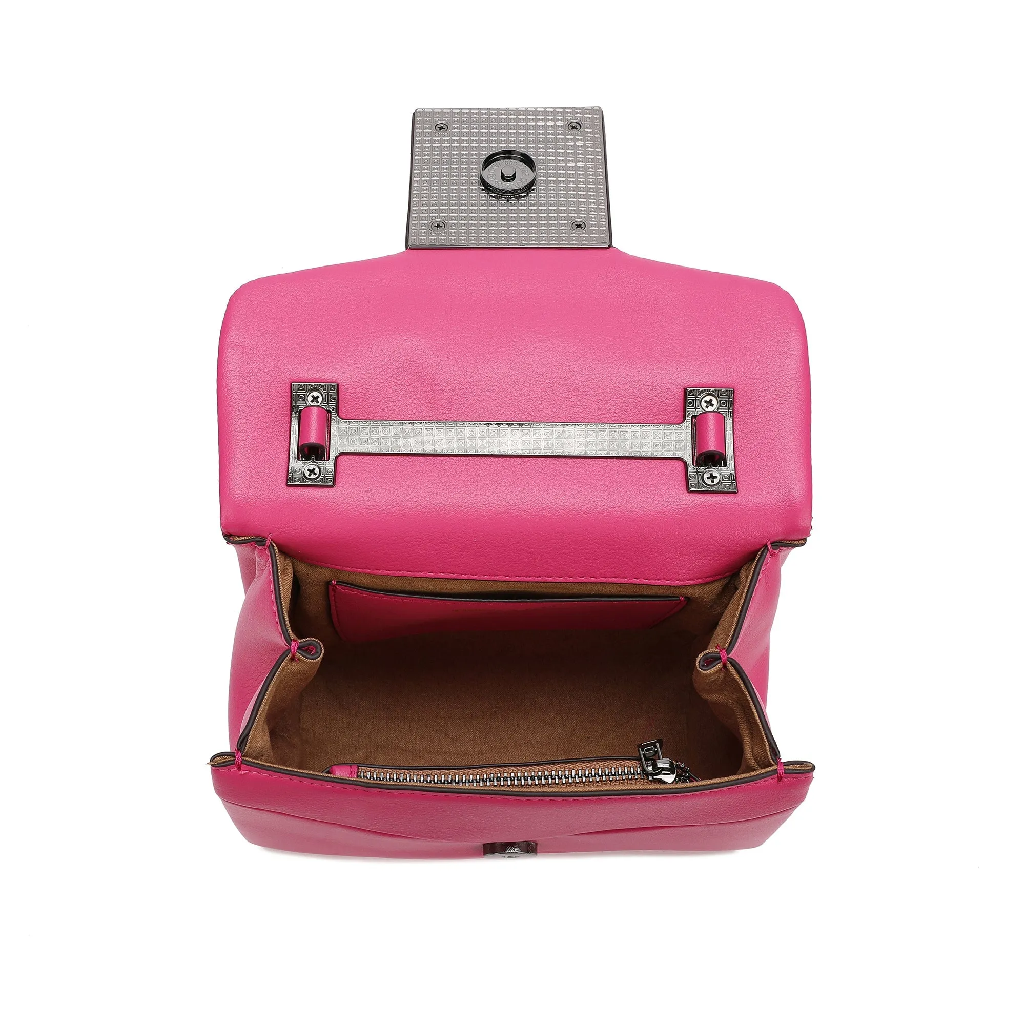 Full-Grain Soft Leather Top-Handle