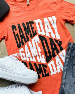 Game Day Repeat Orange Tee