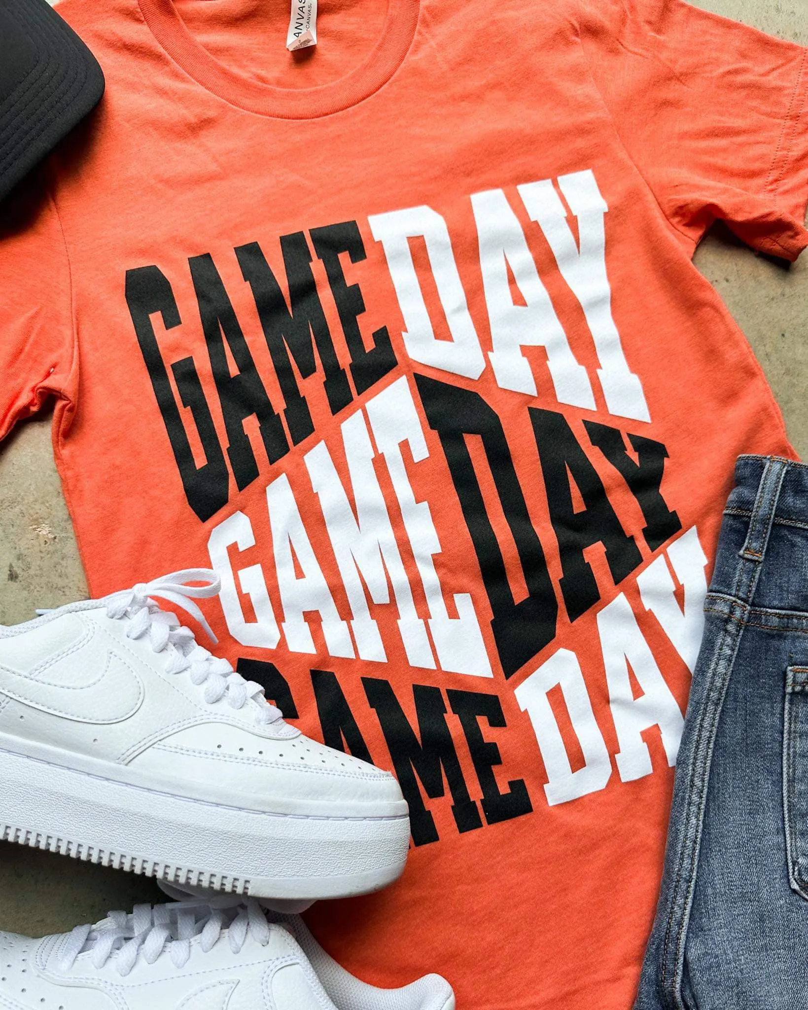 Game Day Repeat Orange Tee