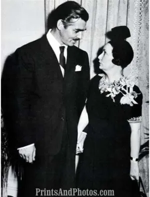 Gone With Wind Gable & Mitchell  6930
