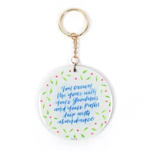 Goodness and Abundance {Keychain & Car Charm}