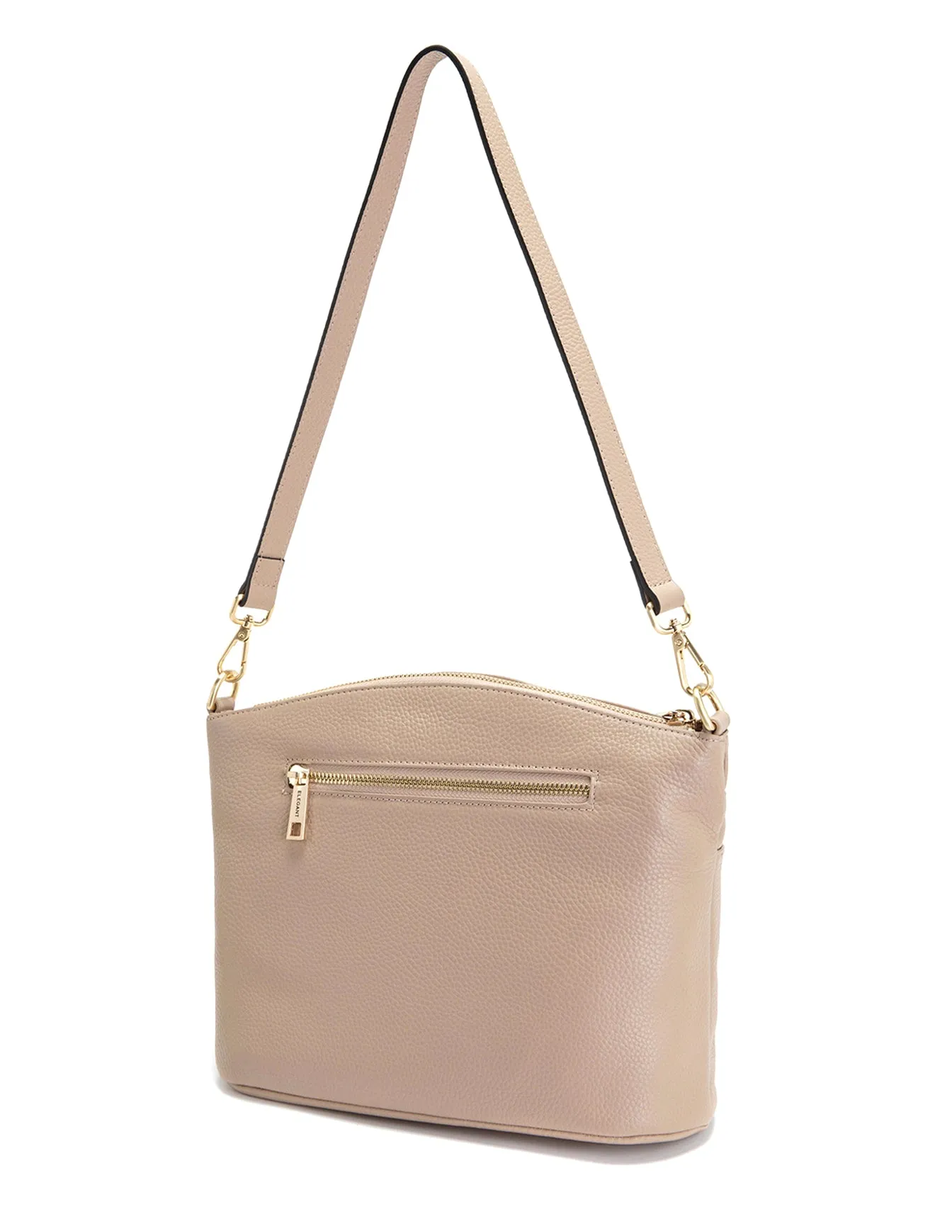 GRACE LEATHER XBODY BAG- E1-0818-PUTTY-SALE