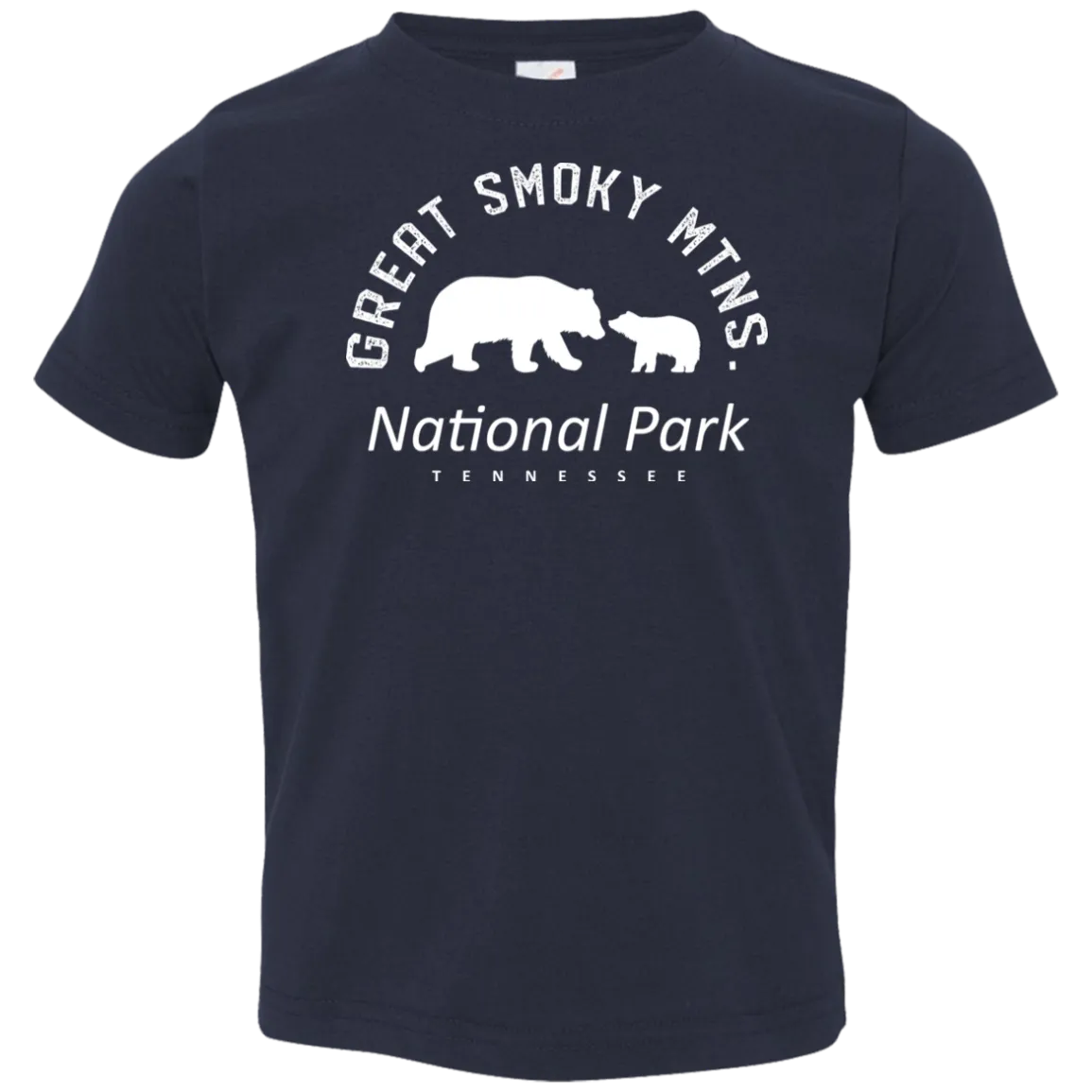 Great Smoky Mtns (White) - Toddler T-Shirt
