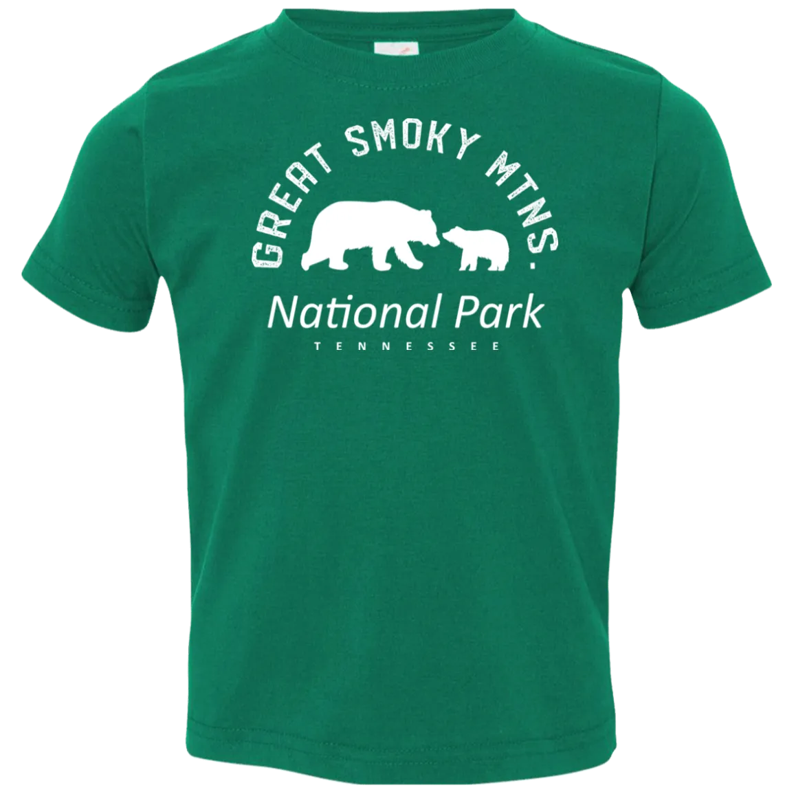 Great Smoky Mtns (White) - Toddler T-Shirt