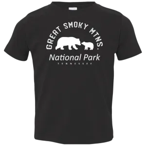 Great Smoky Mtns (White) - Toddler T-Shirt