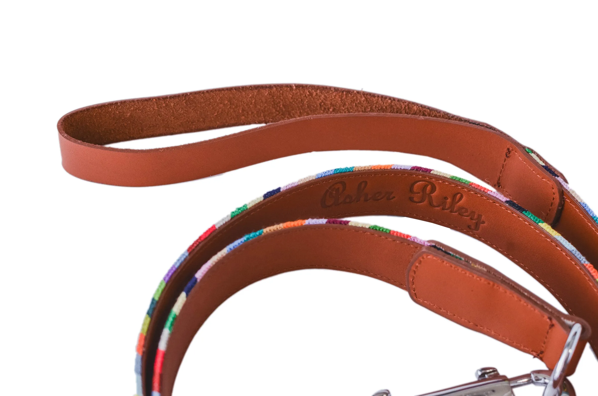 Groovy Needlepoint Leash